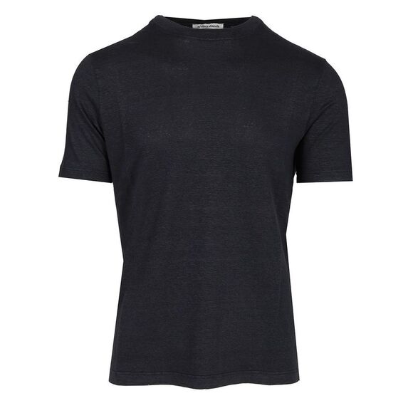 Al Duca D'aosta Men Slim Fit Linen T-Shirt